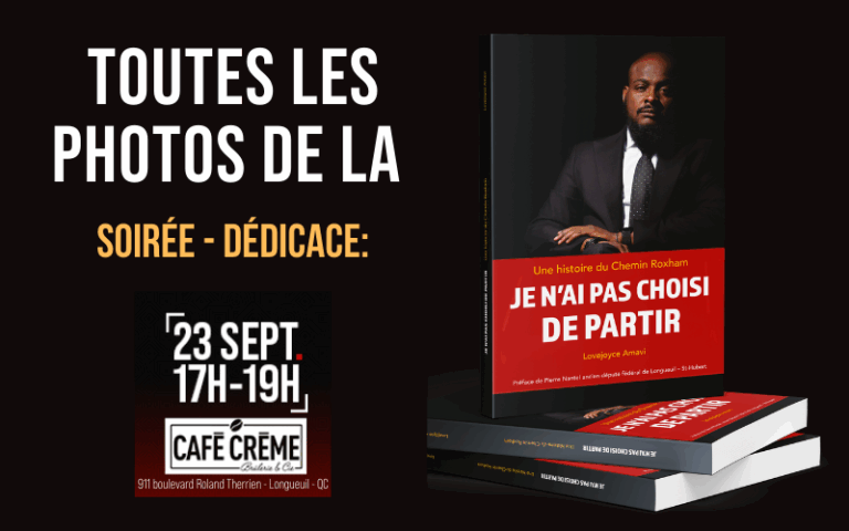 La sortie dédicace du livre en images - Lovejoyce AMAVI